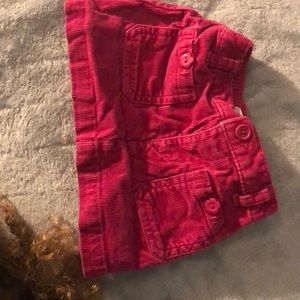 Old navy pink suede skirt